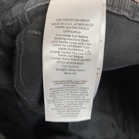 Current/Elliott Straight Utility Chino sz 30/32 - Picture 5 of 8